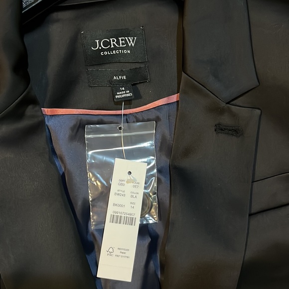 J.Crew Collection Alfie satin blazer - Picture 11 of 13